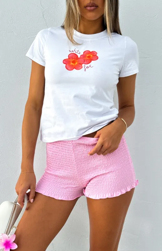 Doesn't Feel Right Booty Shorts Pink sold by White Fox Boutique