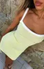 In This Moment Ribbed Mini Dress Lemon/White sold by White Fox Boutique