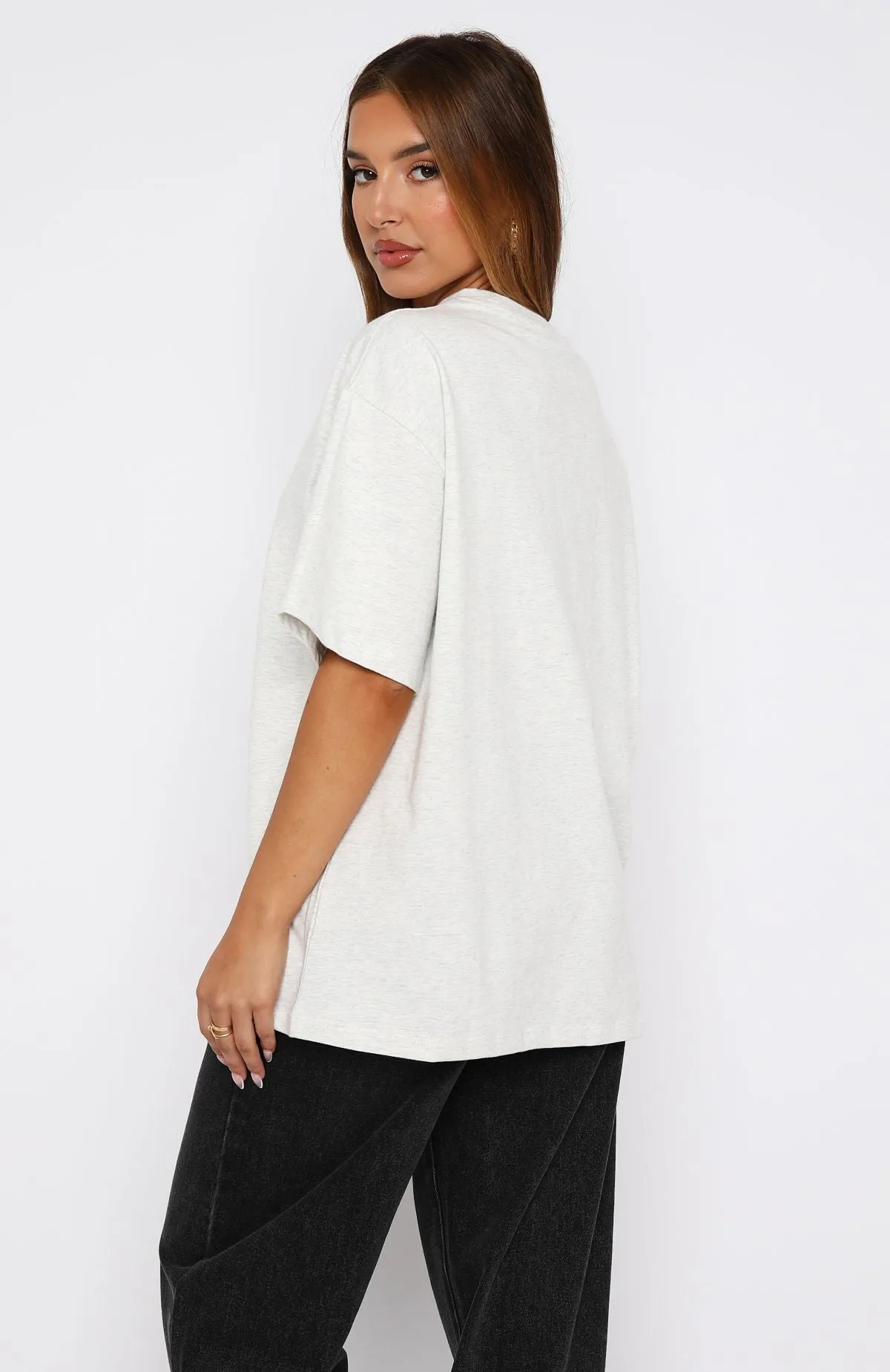 All I've Got Oversized Tee Grey Marle sold by White Fox Boutique product image thumbnail 4