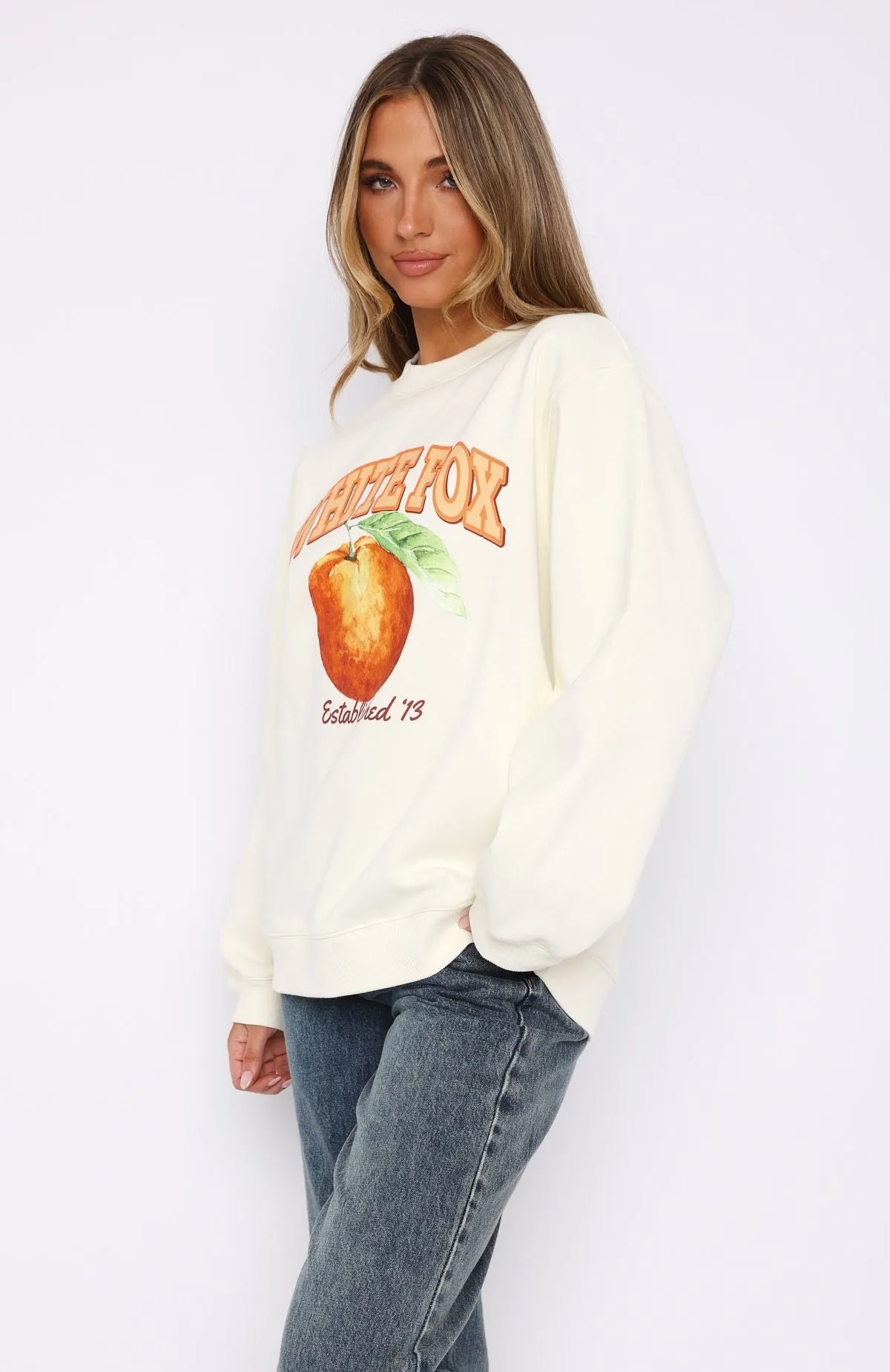 Take Your Pick Oversized Sweater Off White sold by White Fox Boutique product image thumbnail 3