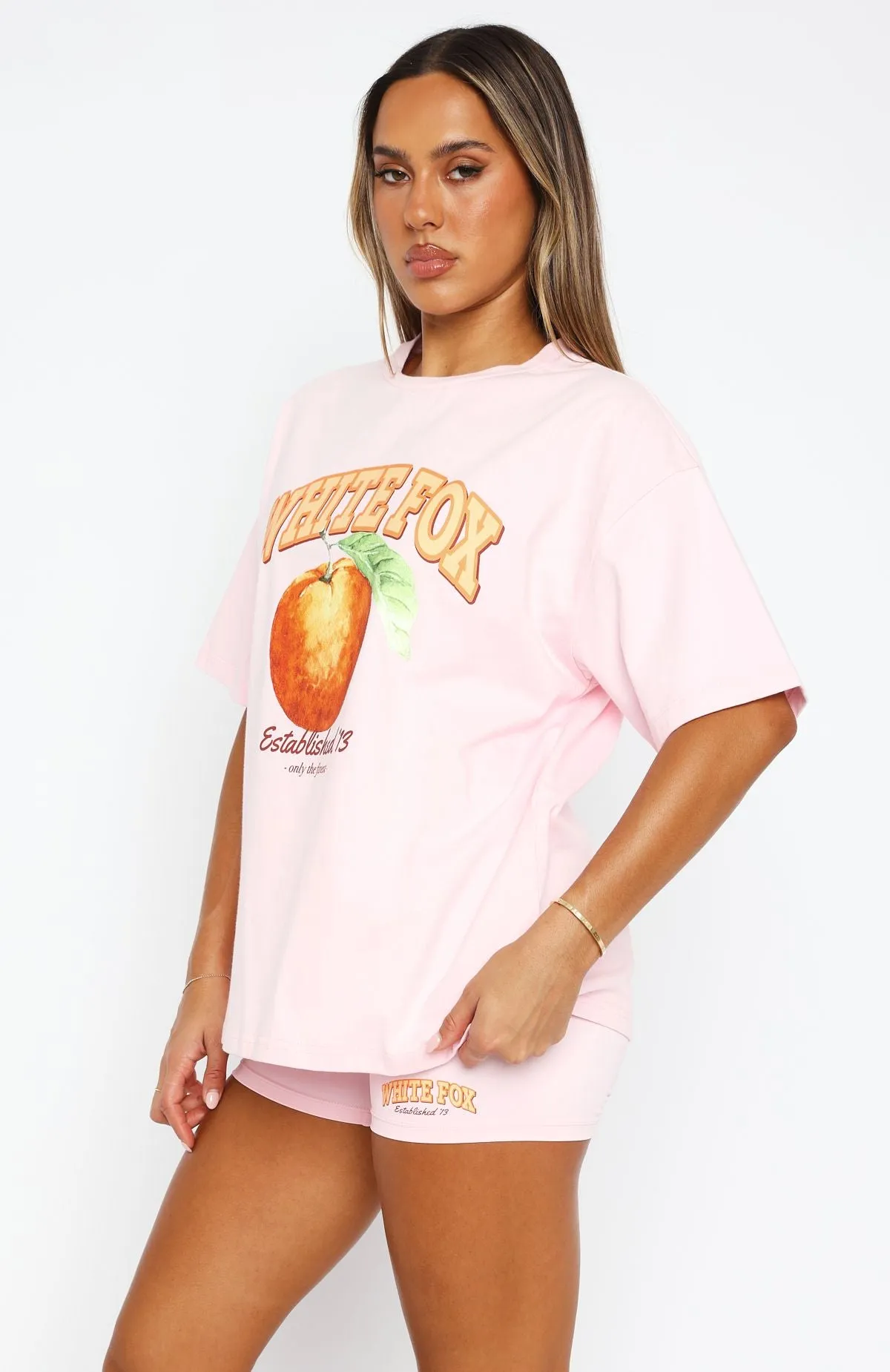 Summer Fruits Oversized Tee Pink sold by White Fox Boutique product image thumbnail 3