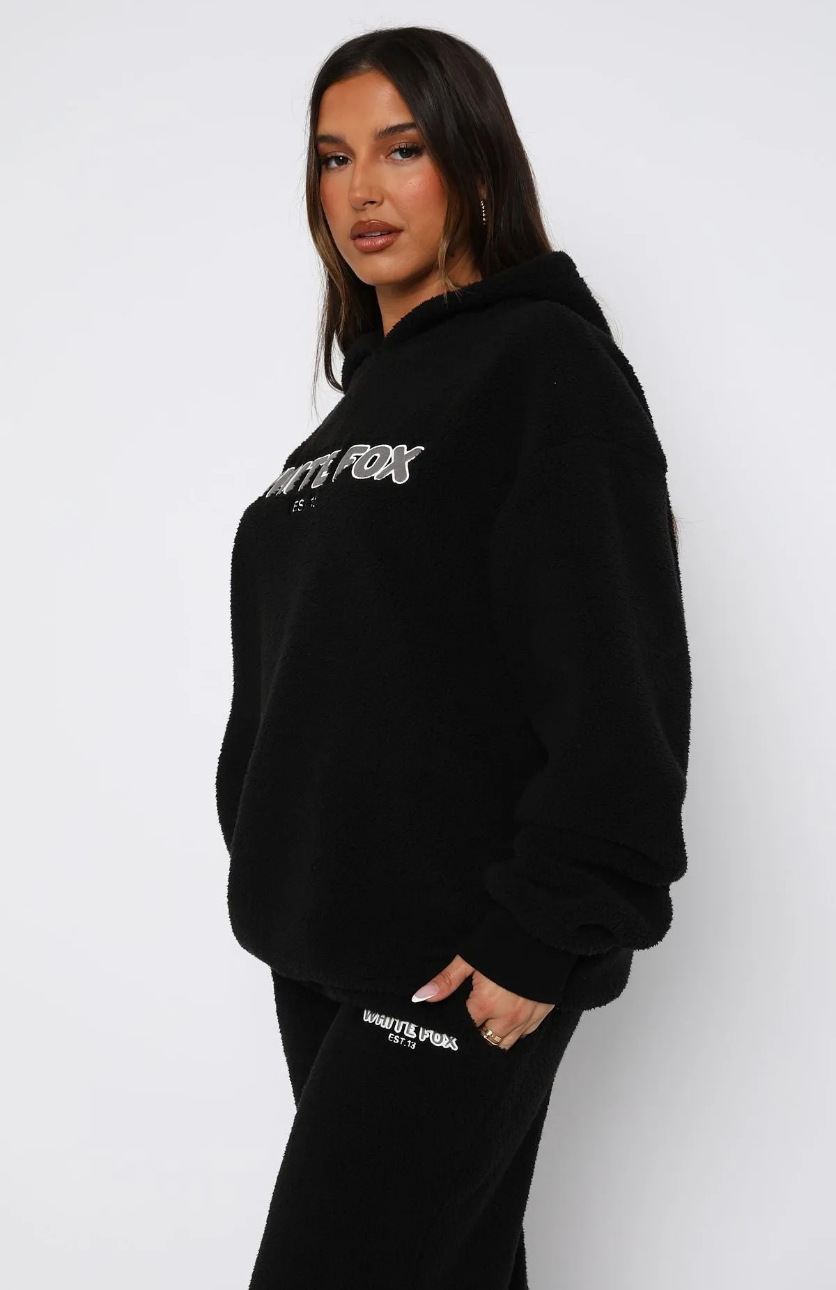 Don't Lose Me Oversized Hoodie Black sold by White Fox Boutique product image thumbnail 3