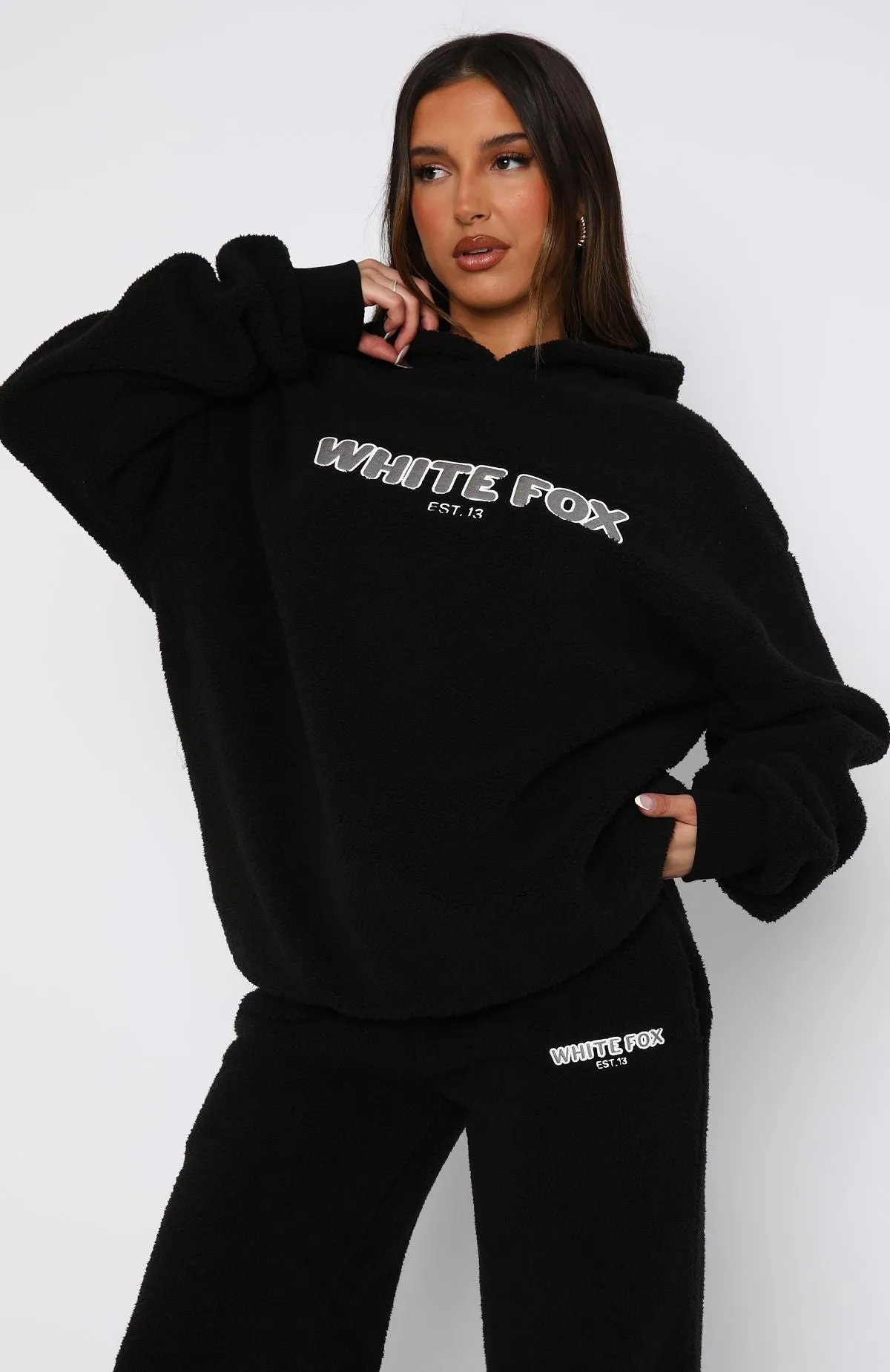 Don't Lose Me Oversized Hoodie Black sold by White Fox Boutique product image thumbnail 2