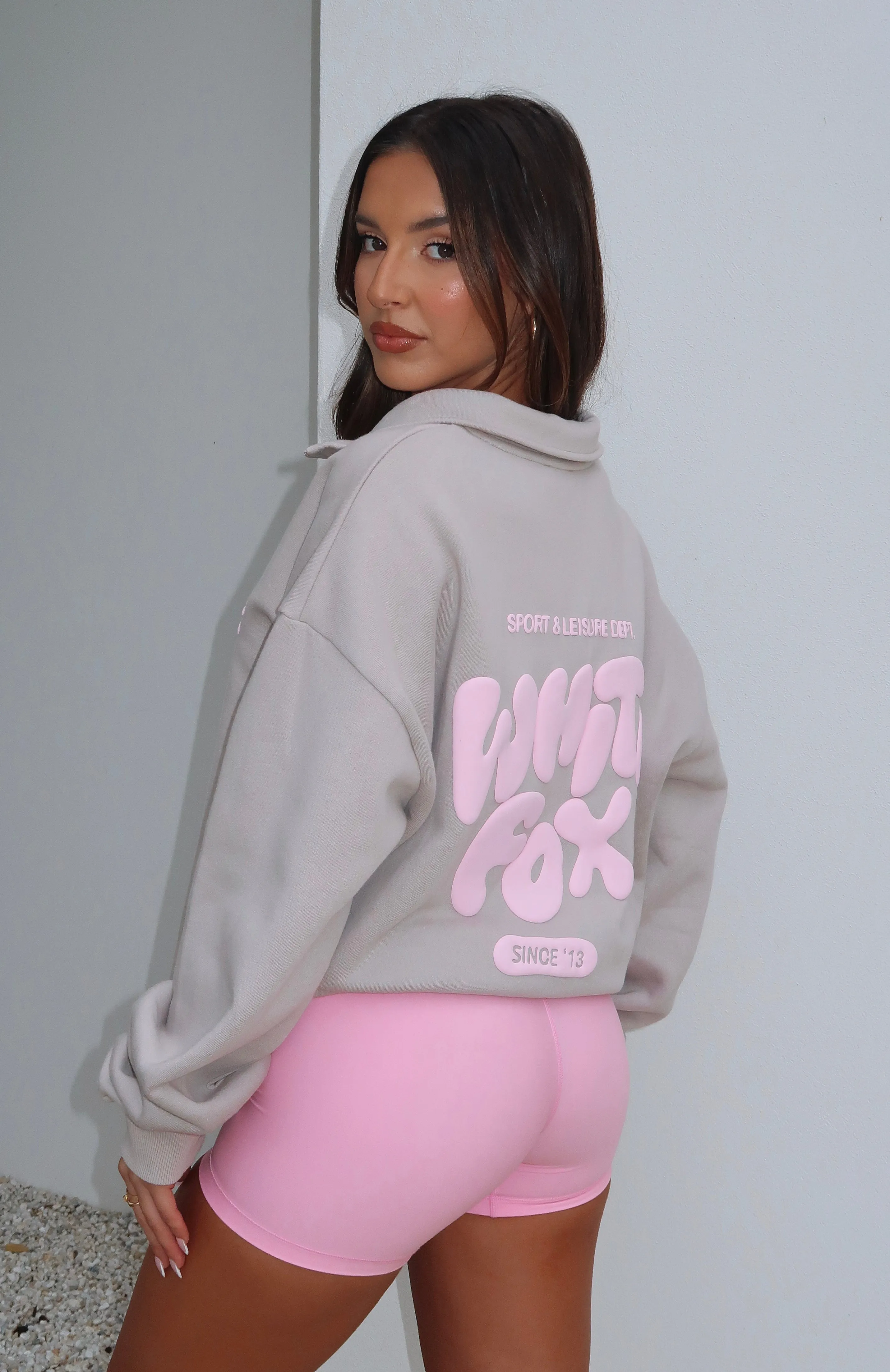 Balanced Zip Front Sweater Moon sold by White Fox Boutique product image thumbnail 2