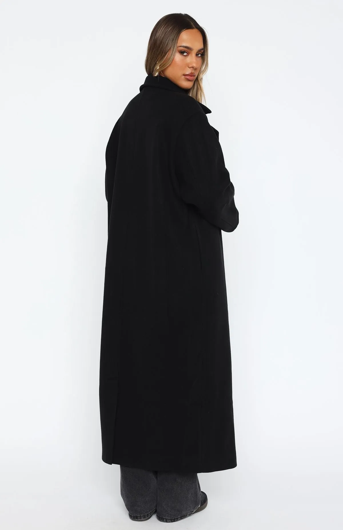 Modern Edge Oversized Coat Black sold by White Fox Boutique product image thumbnail 4