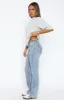 Wait For No One Low Rise Bootleg Jeans Vintage Light Blue sold by White Fox Boutique