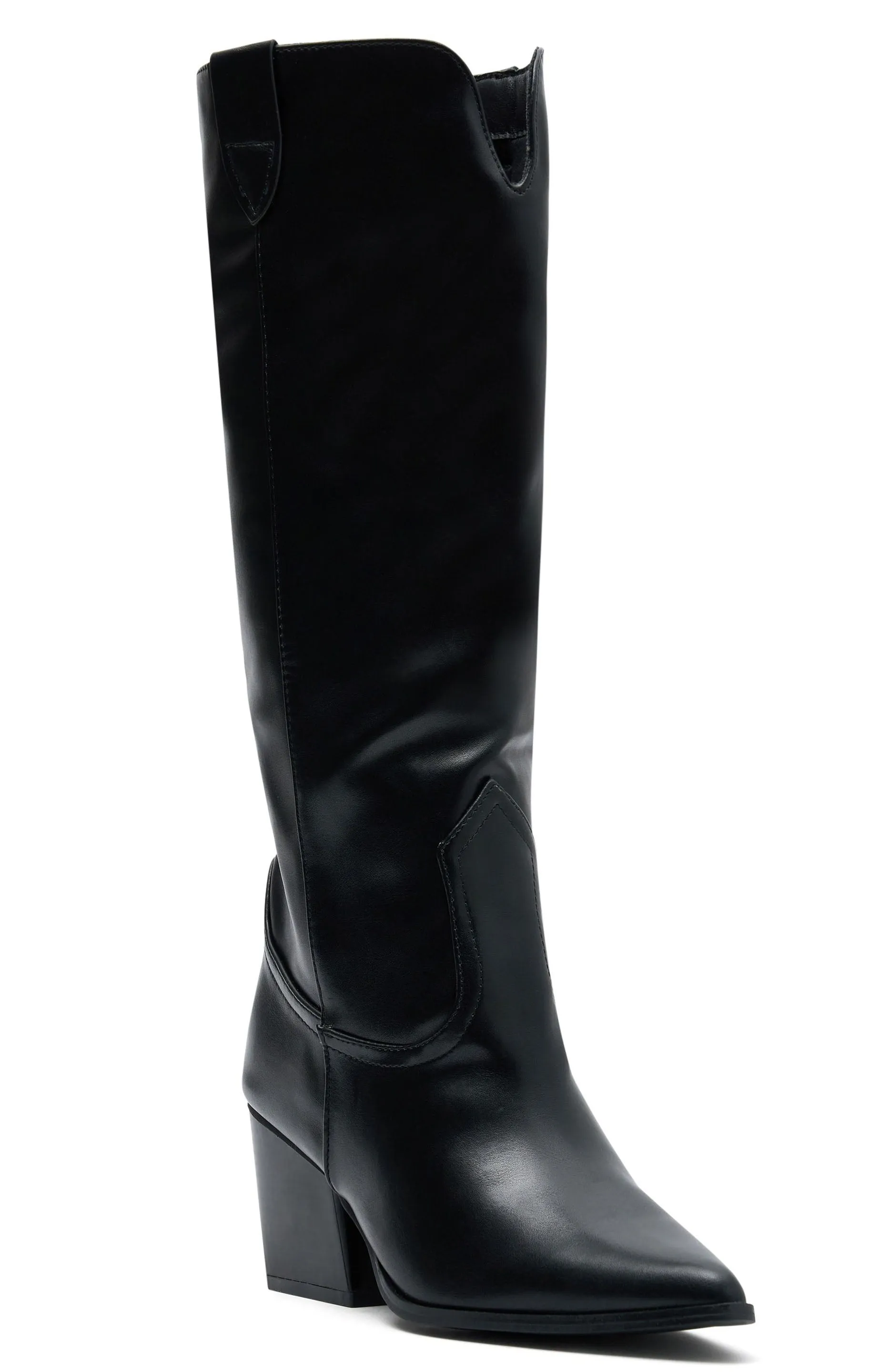 In My Moment Knee High Boots Black sold by White Fox Boutique product image thumbnail 2