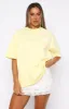 With Love Always Oversized Tee Lemon sold by White Fox Boutique