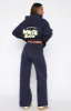 With Love For You Wide Leg Sweatpants Navy sold by White Fox Boutique