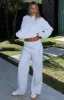 With Love For You Wide Leg Sweatpants Grey Marle sold by White Fox Boutique