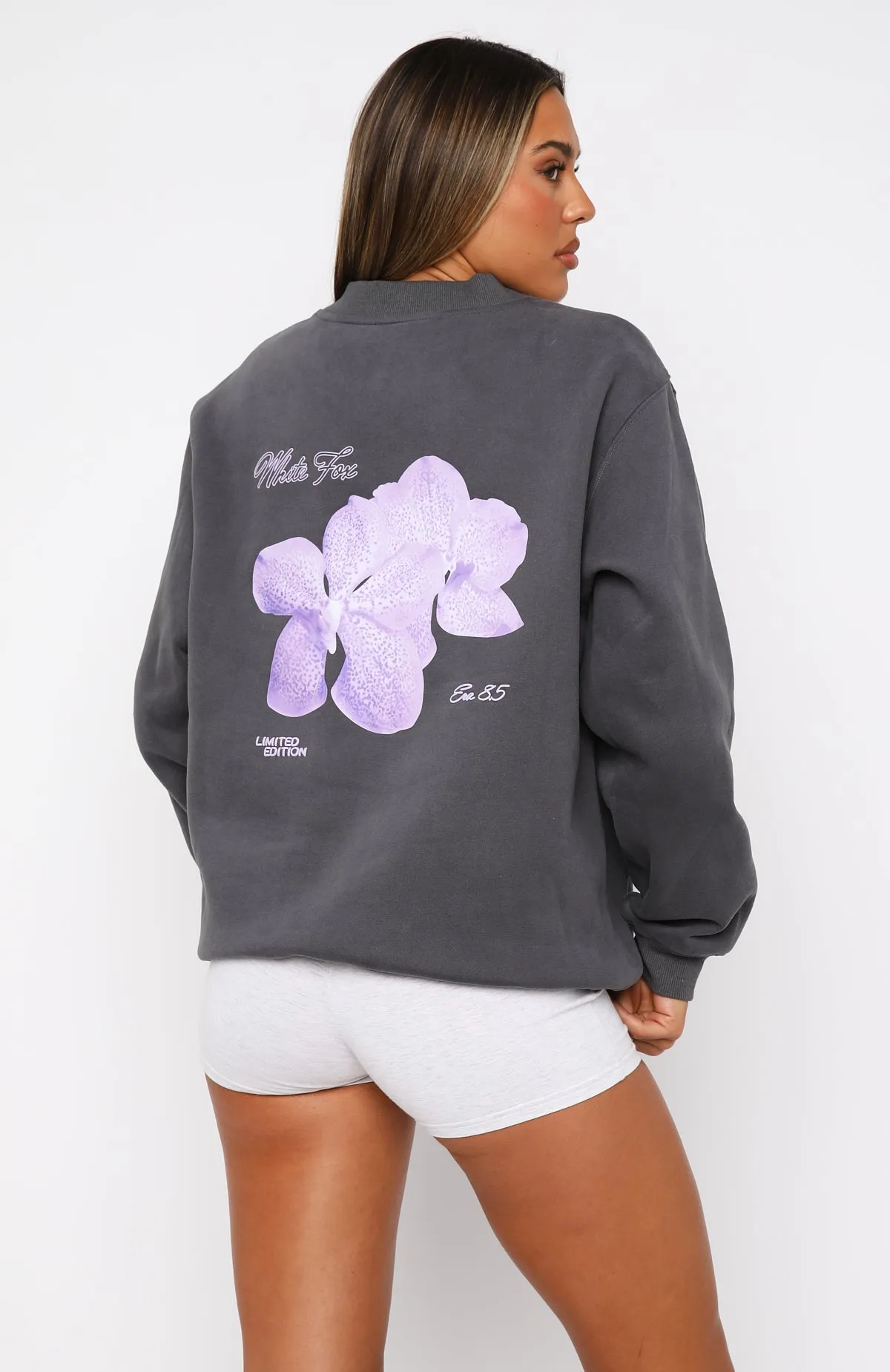 With Love Forever Oversized Sweater Volcanic sold by White Fox Boutique product image thumbnail 4