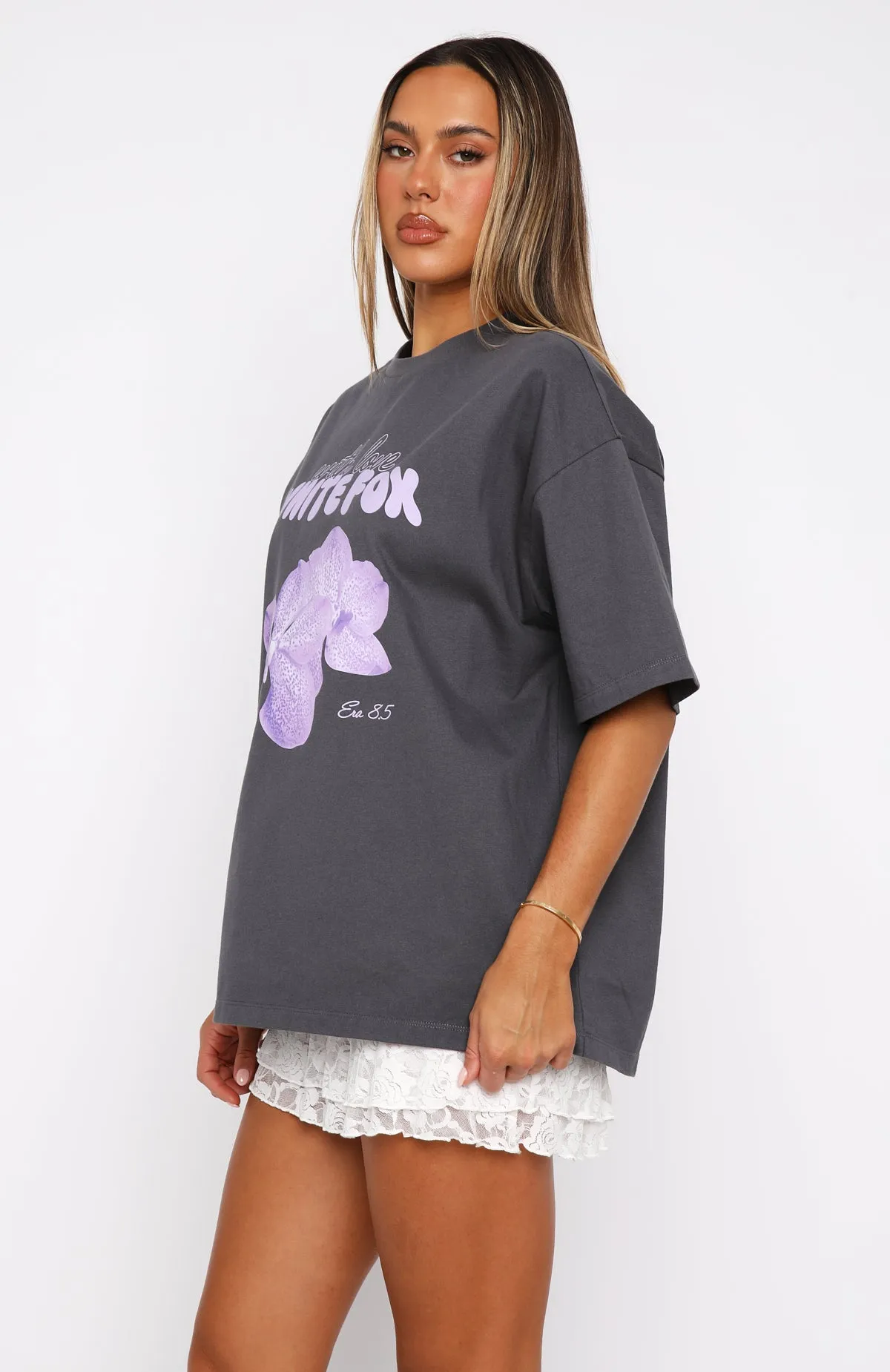 With Love Forever Oversized Tee Volcanic sold by White Fox Boutique product image thumbnail 3