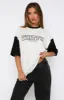 Fearlessly Flying Oversized Tee Grey Marle sold by White Fox Boutique