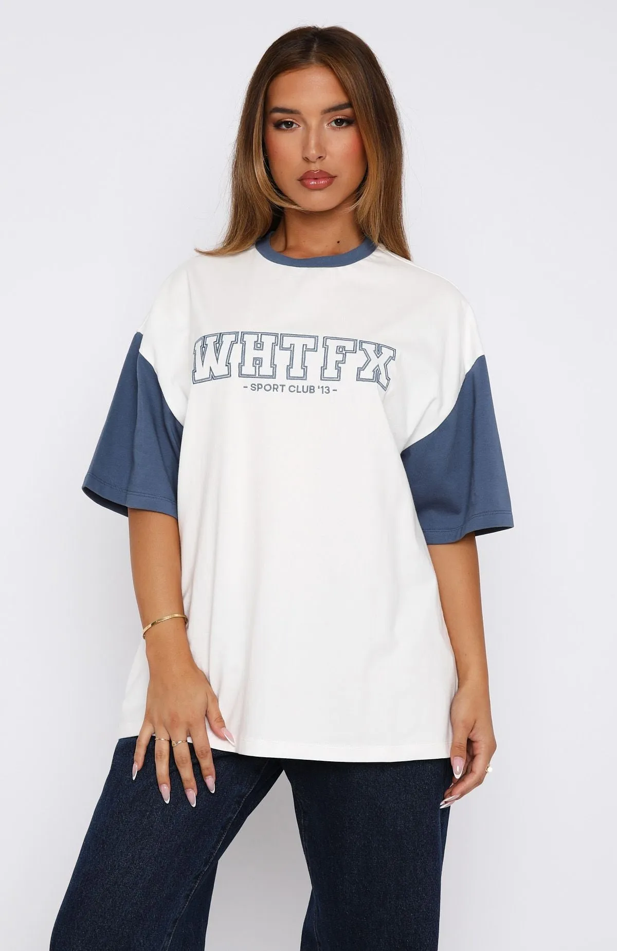 Fearlessly Flying Oversized Tee White sold by White Fox Boutique product image thumbnail 2