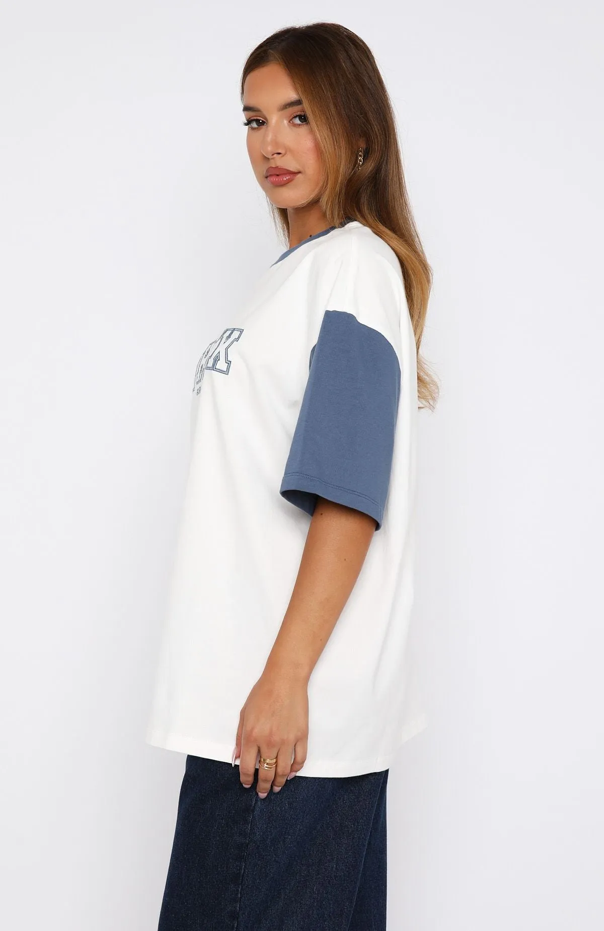 Fearlessly Flying Oversized Tee White sold by White Fox Boutique product image thumbnail 3