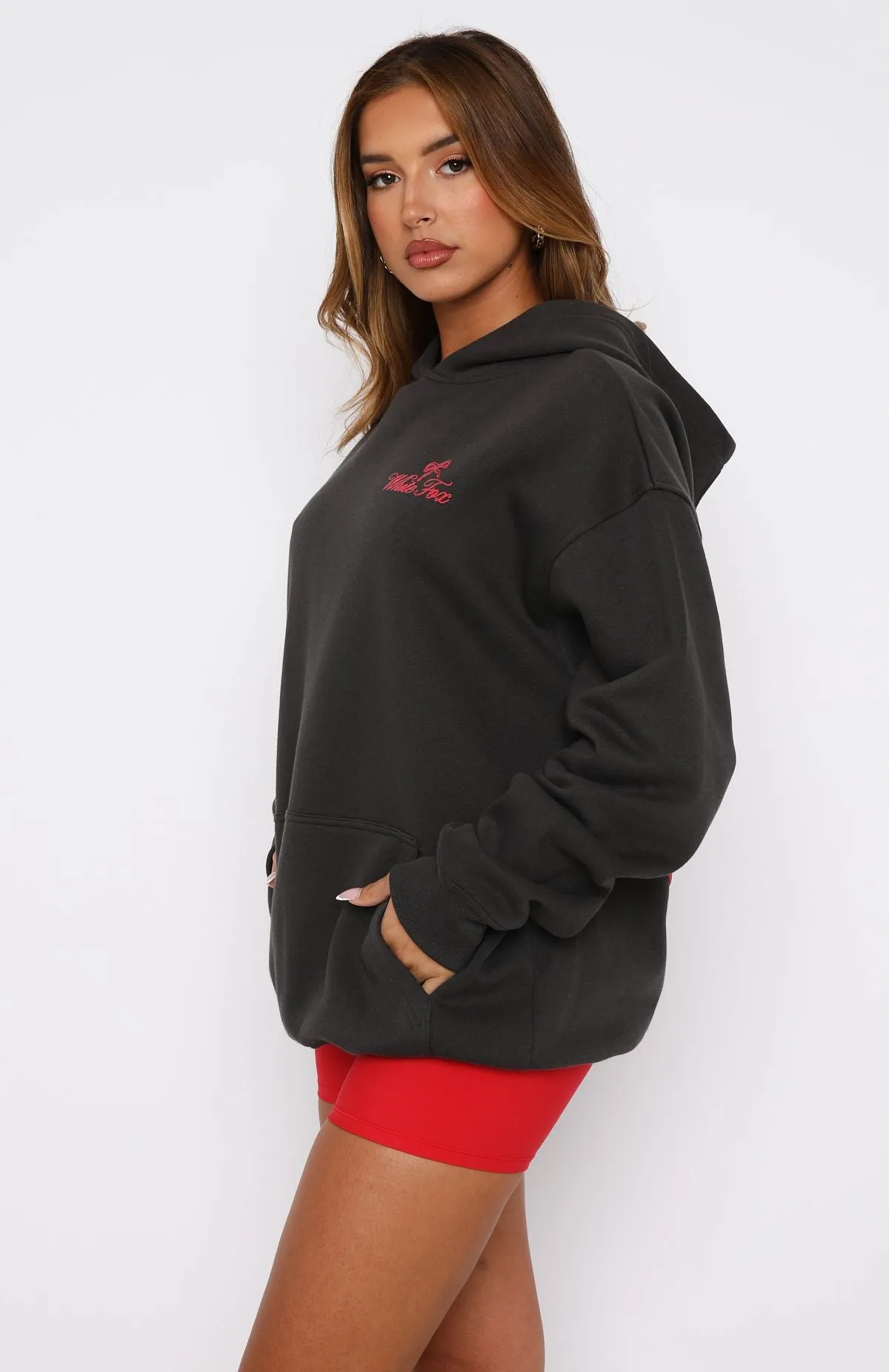 Lucky Charms Oversized Hoodie Charcoal sold by White Fox Boutique product image thumbnail 3
