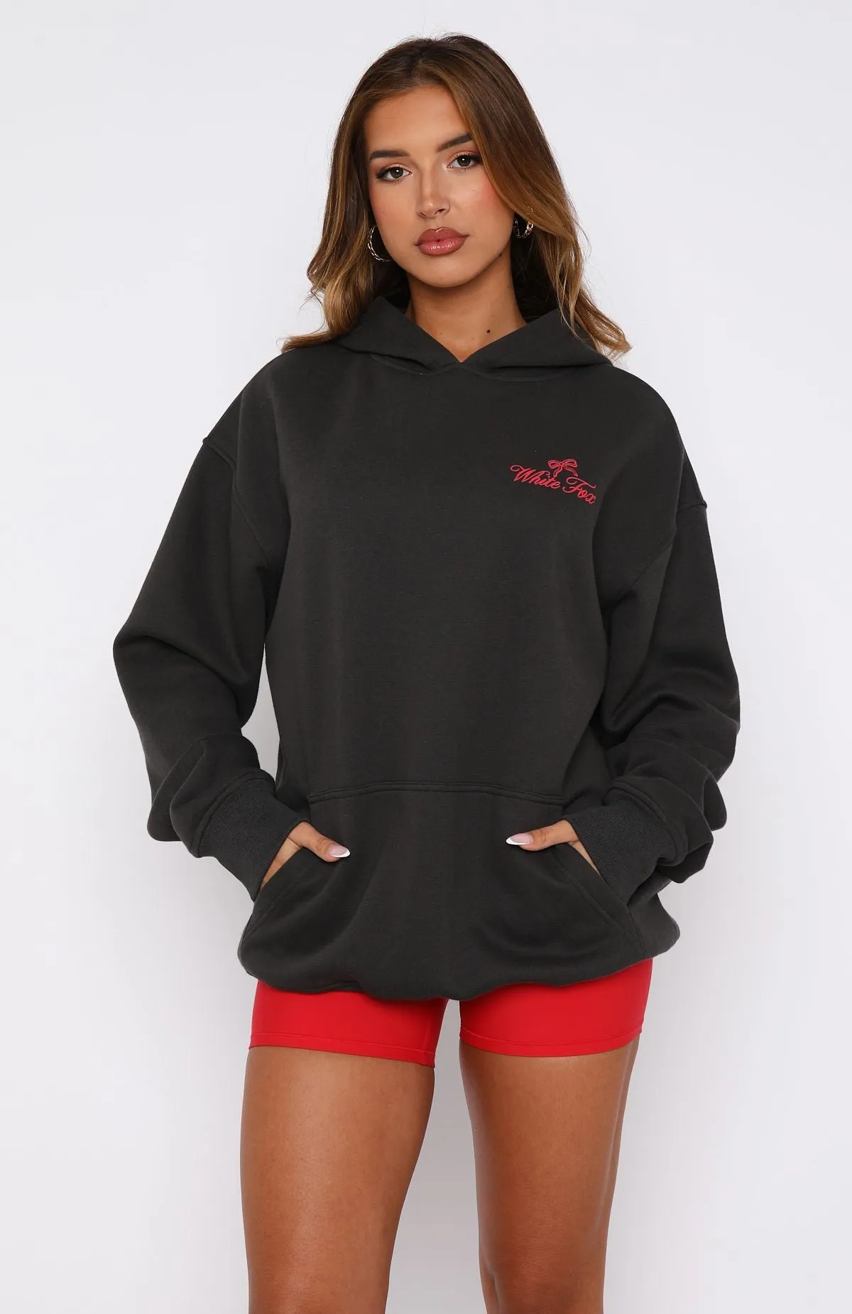 Lucky Charms Oversized Hoodie Charcoal sold by White Fox Boutique product image thumbnail 2