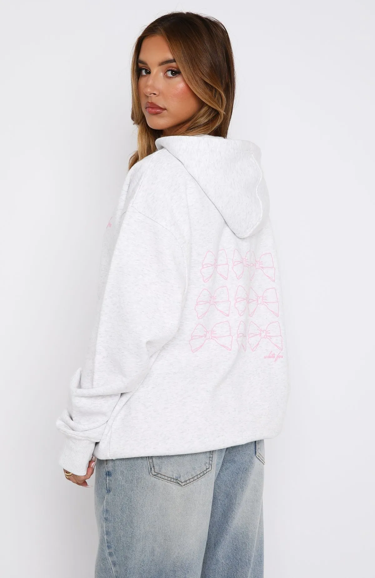Got What You Need Oversized Hoodie Grey Marle sold by White Fox Boutique product image thumbnail 4