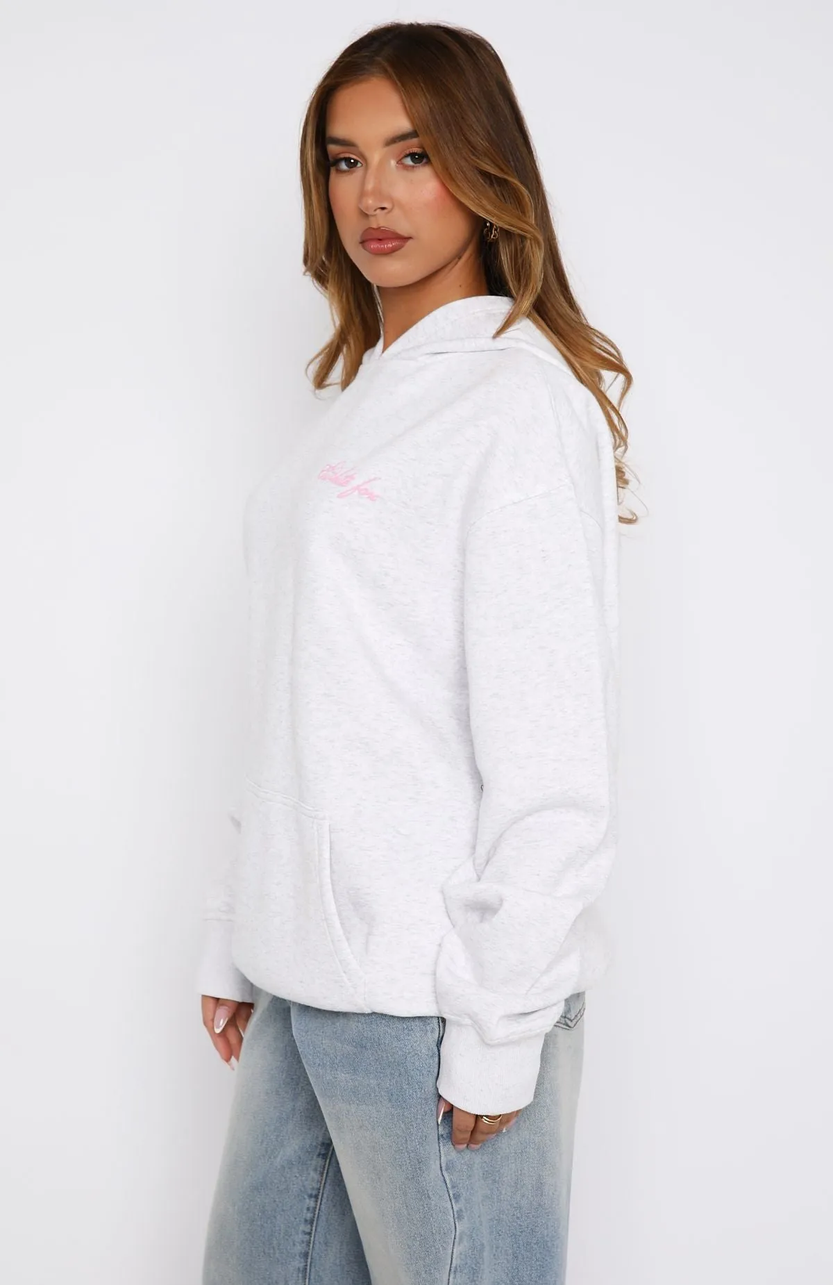 Got What You Need Oversized Hoodie Grey Marle sold by White Fox Boutique product image thumbnail 3
