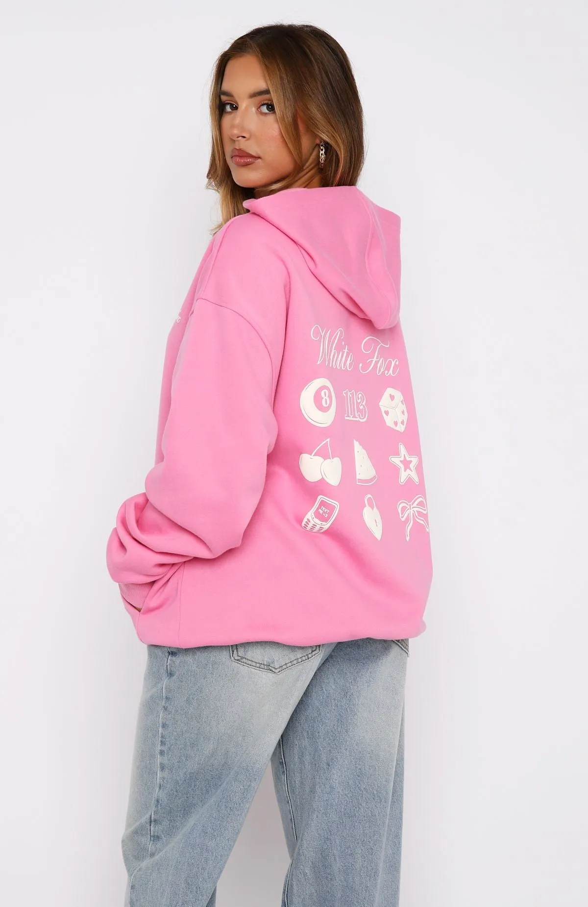 Lucky Charms Oversized Hoodie Pink sold by White Fox Boutique product image thumbnail 4