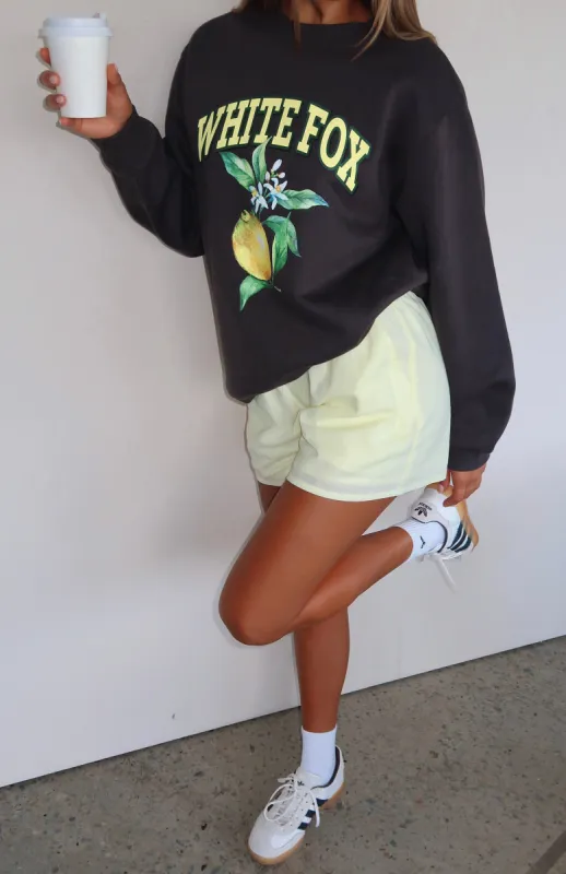 Best Of The Bunch Oversized Sweater Charcoal sold by White Fox Boutique