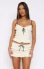 Ex's And Oh's Mini Skirt Cream sold by White Fox Boutique
