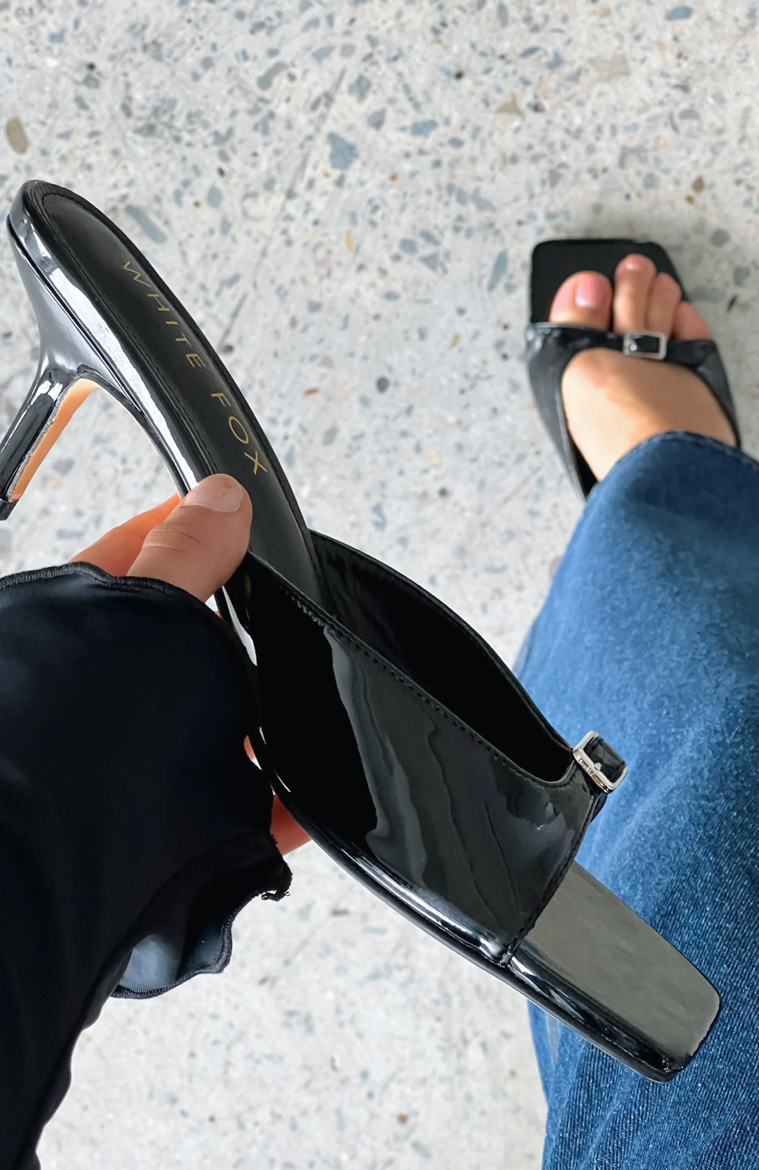 Nico Heels Black sold by White Fox Boutique product image thumbnail 5