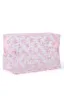 Late Notice Cosmetic Case Clear/Pink sold by White Fox Boutique