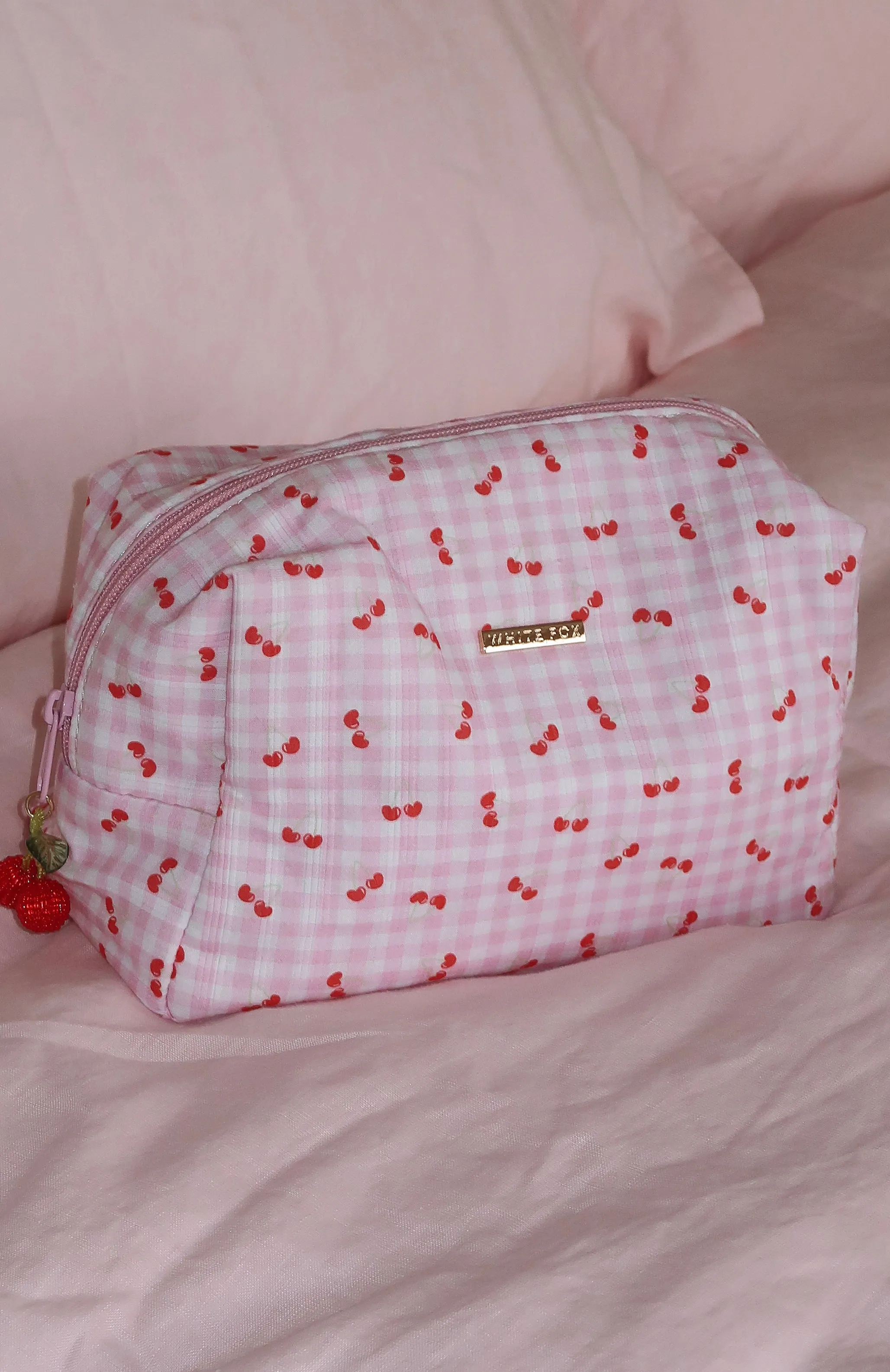 Later Love Cosmetic Bag Cherry Dream sold by White Fox Boutique product image thumbnail 3
