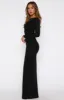 Countdown To Midnight Maxi Long Sleeve Dress Black sold by White Fox Boutique