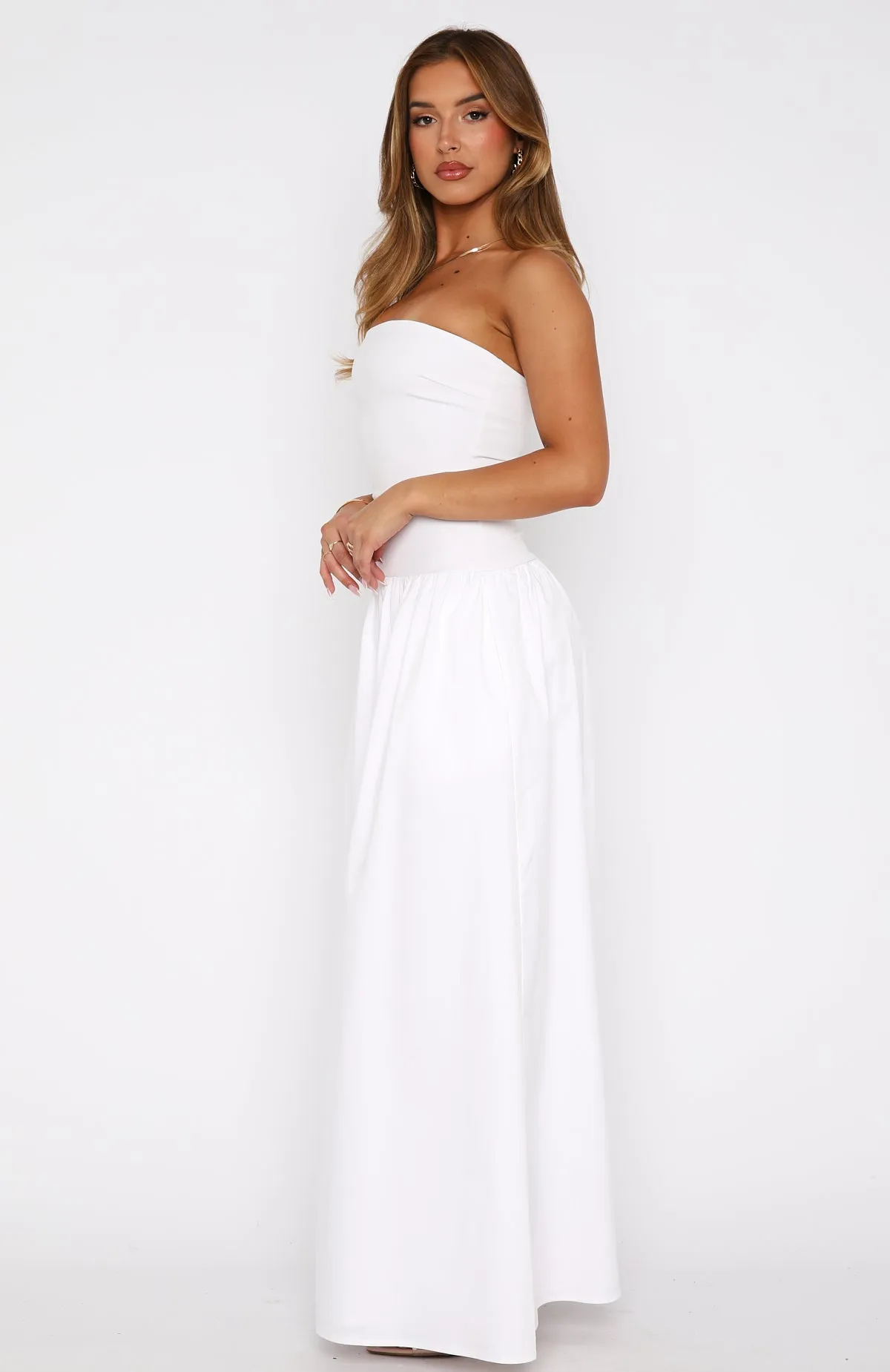 Take Back Maxi Dress White sold by White Fox Boutique product image thumbnail 3