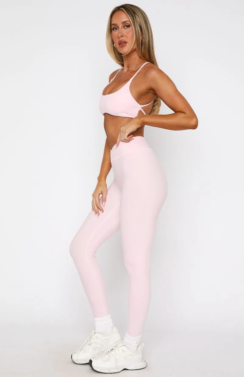 Ready Set Go Cross Front Leggings Ballet Pink sold by White Fox Boutique product image thumbnail 3