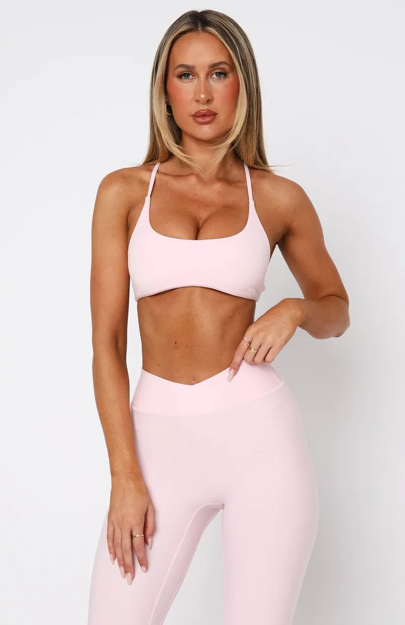 She's Healthy Sports Crop Ballet Pink sold by White Fox Boutique product image thumbnail 2