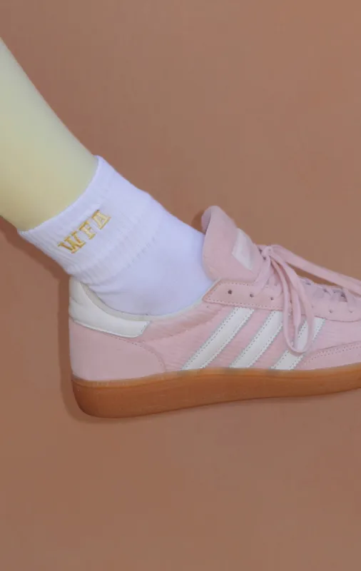 All My Highs Socks White/Lemon sold by White Fox Boutique