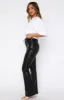 Good Luck Guaranteed PU Pants Black sold by White Fox Boutique