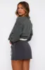 You Must Love Me Mini Skort Charcoal sold by White Fox Boutique