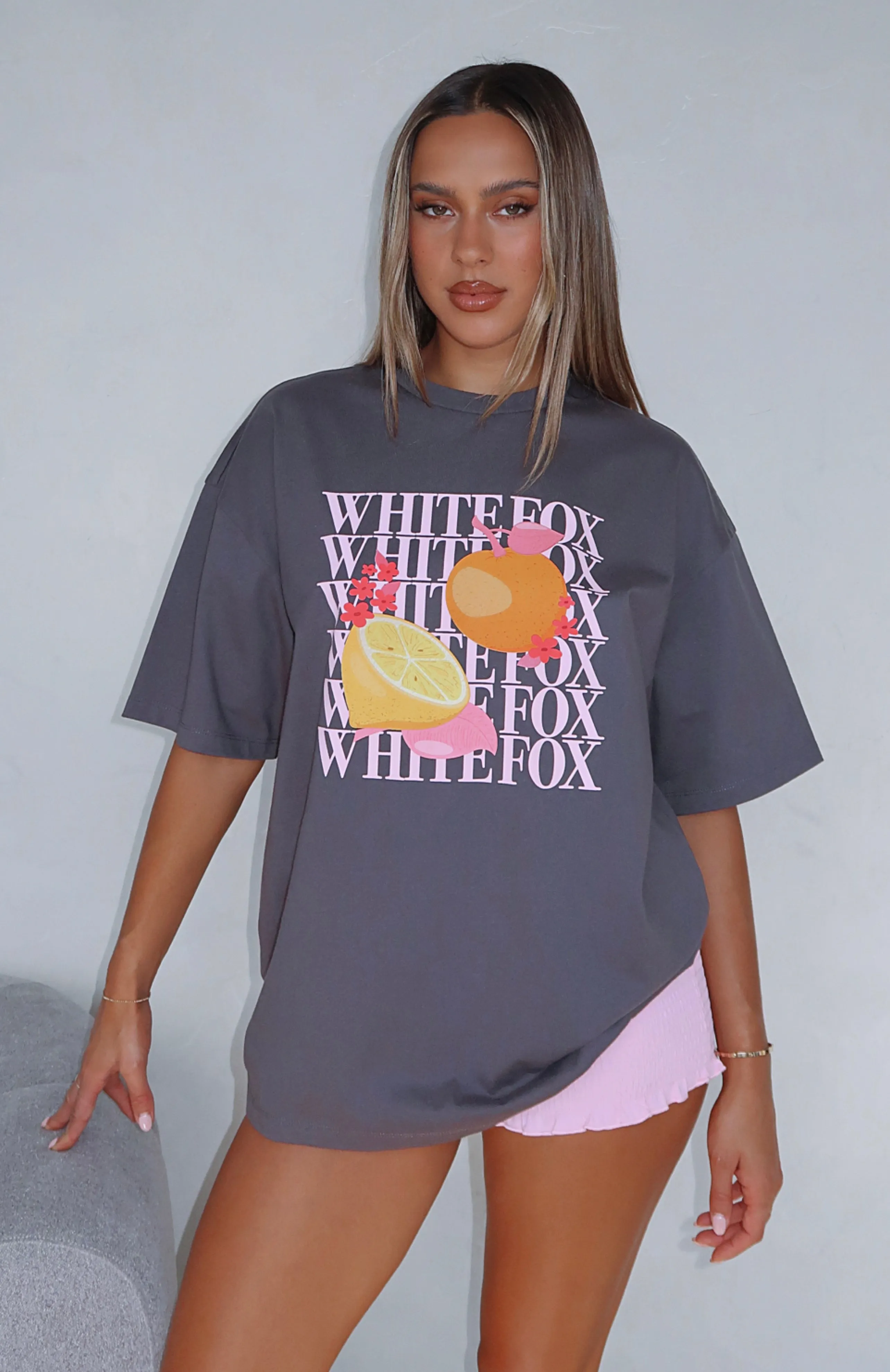 Oh So Sweet Oversized Tee Volcanic sold by White Fox Boutique product image thumbnail 5