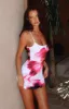Maybe Later Mini Dress Violet Petals sold by White Fox Boutique