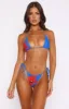 Golden Hour Bikini Top Sapphire Bloom sold by White Fox Boutique