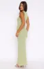 At Dusk Knit Maxi Dress Apple sold by White Fox Boutique