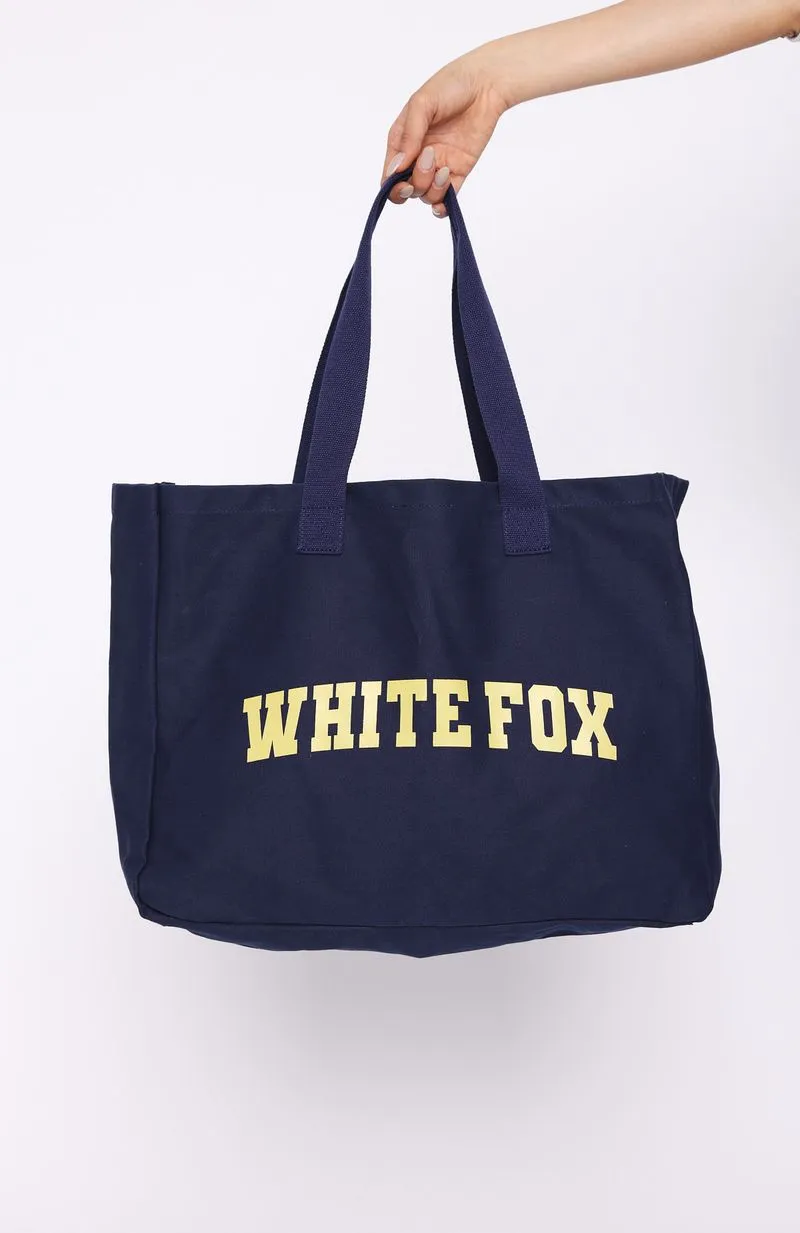 Stepping Out Tote Bag Navy sold by White Fox Boutique product image thumbnail 4
