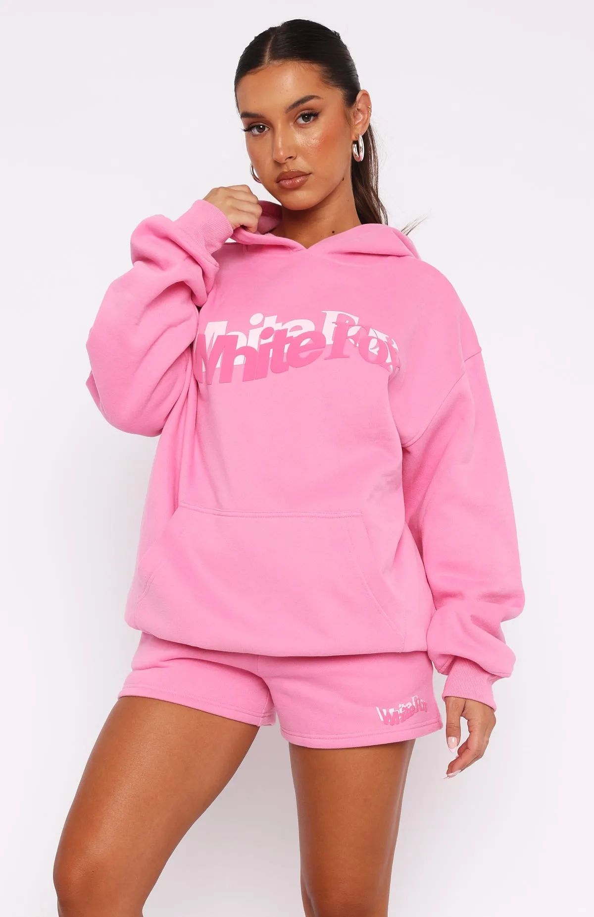 So Wavy Oversized Hoodie Pink sold by White Fox Boutique product image thumbnail 2