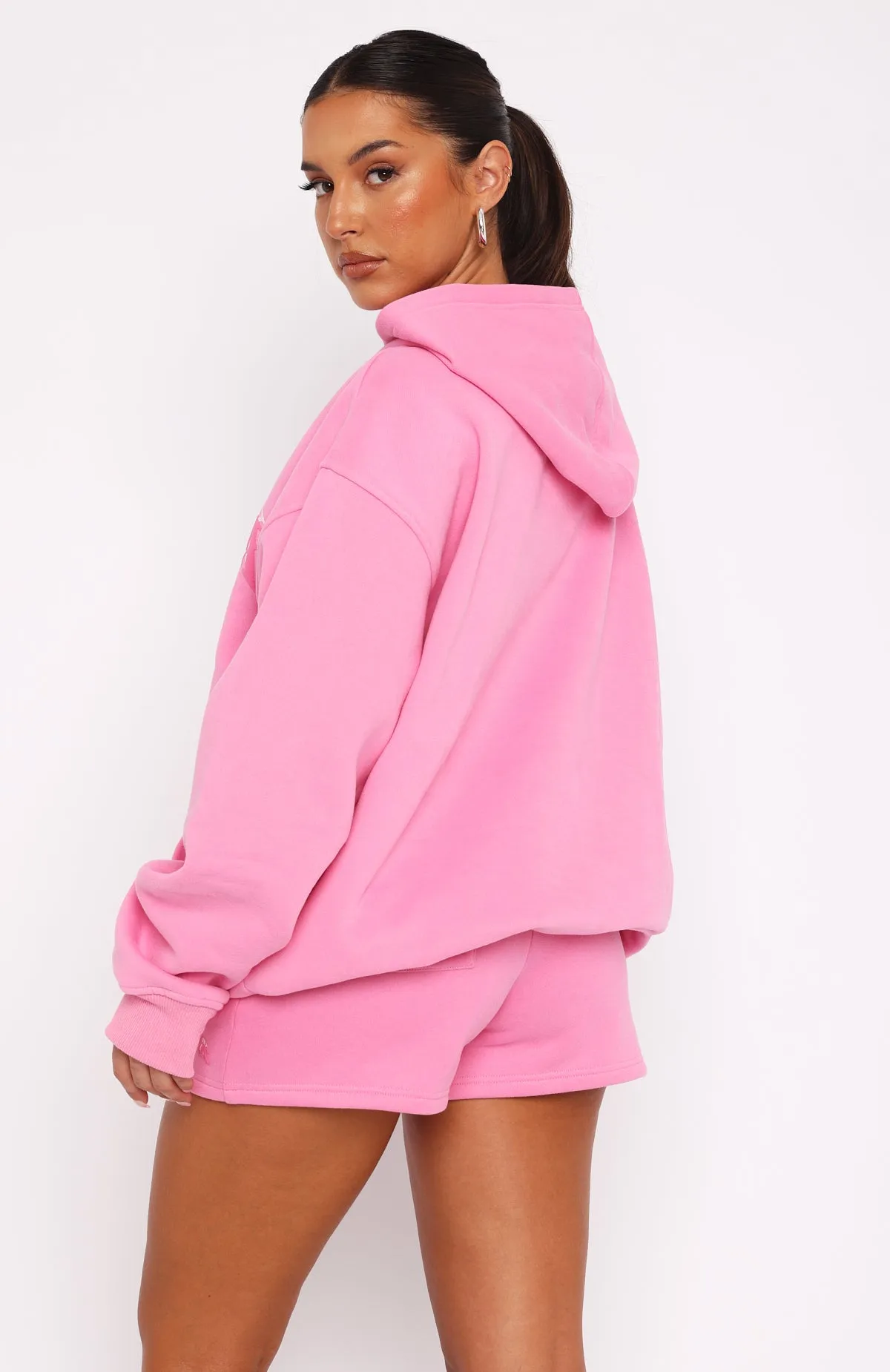 So Wavy Oversized Hoodie Pink sold by White Fox Boutique product image thumbnail 4