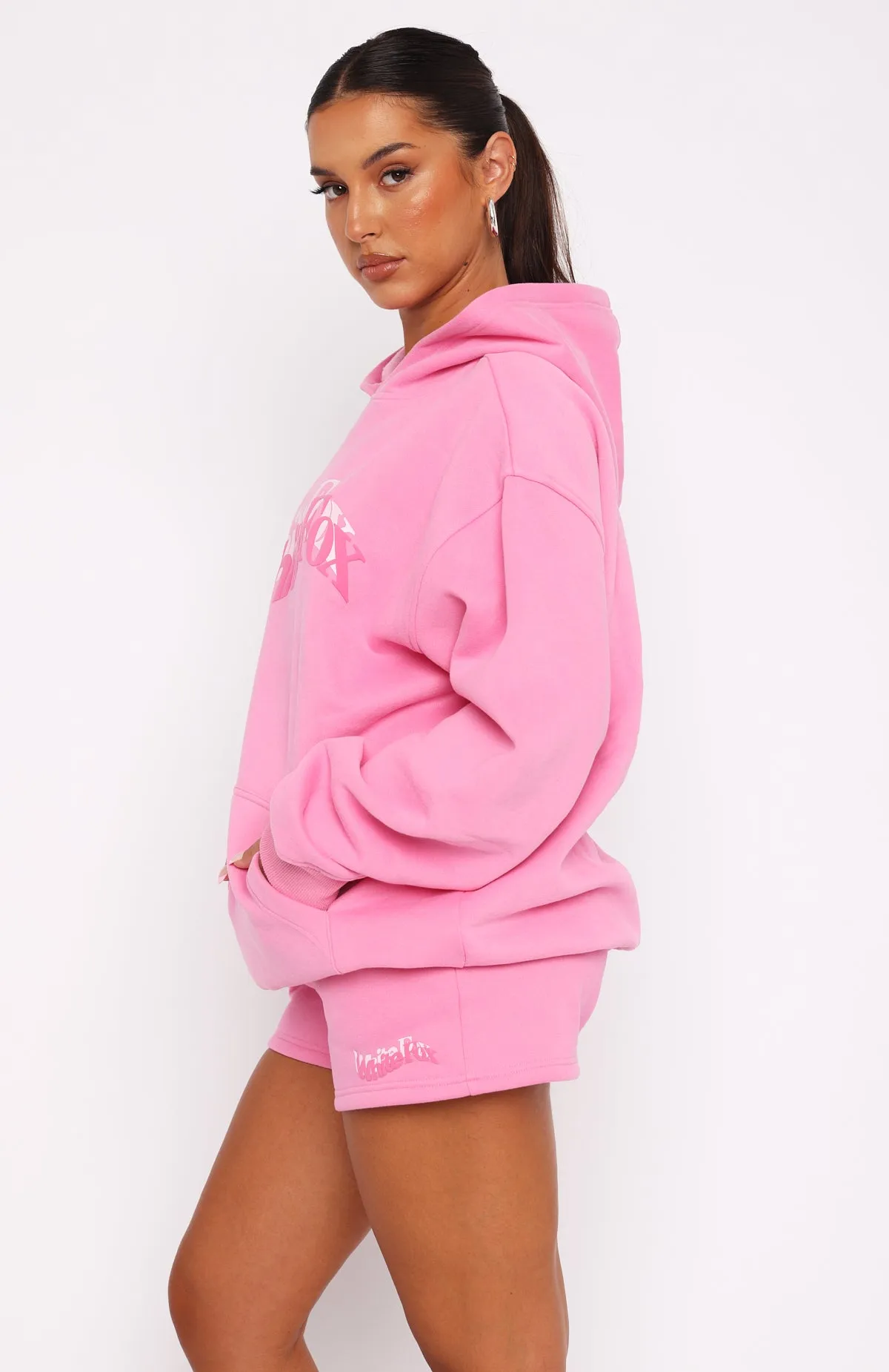 So Wavy Oversized Hoodie Pink sold by White Fox Boutique product image thumbnail 3
