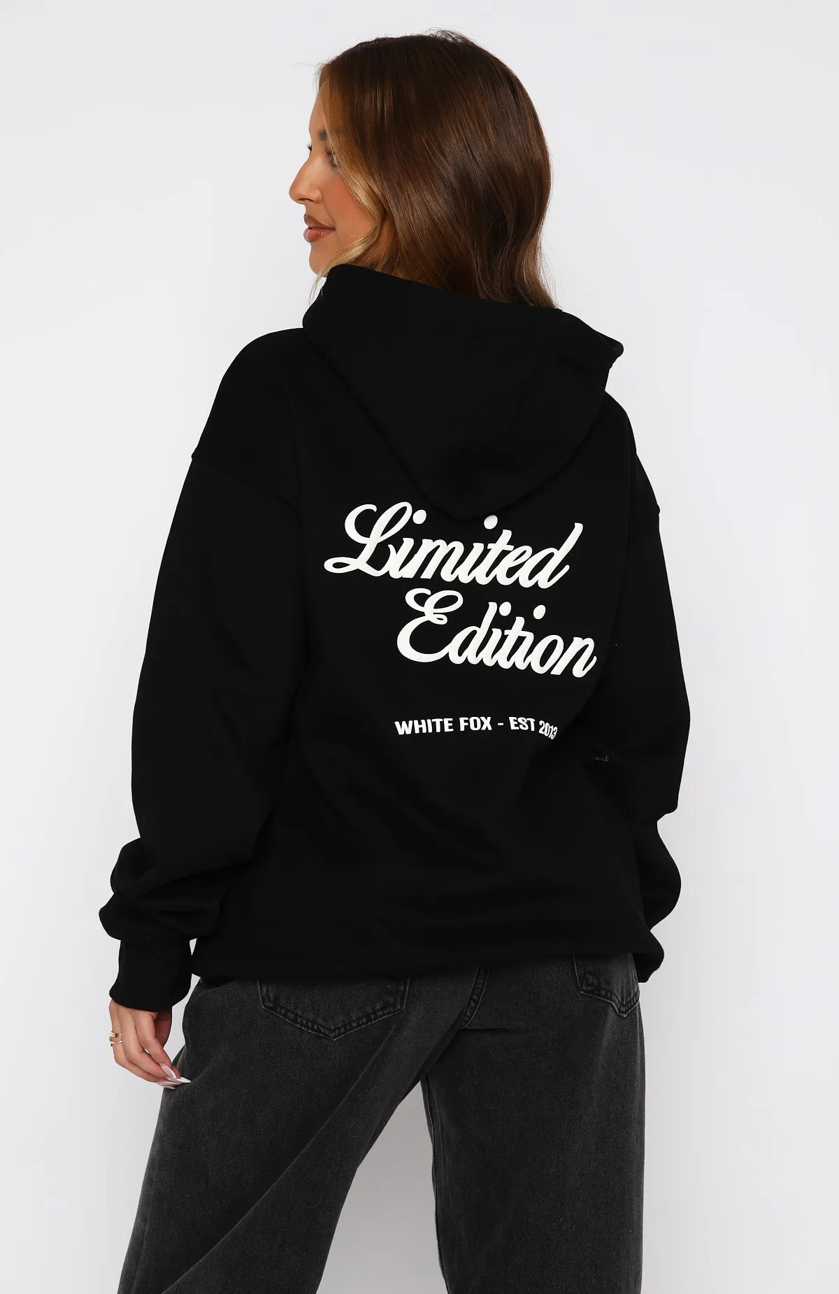 Never Be Alone Oversized Hoodie Black sold by White Fox Boutique product image thumbnail 4