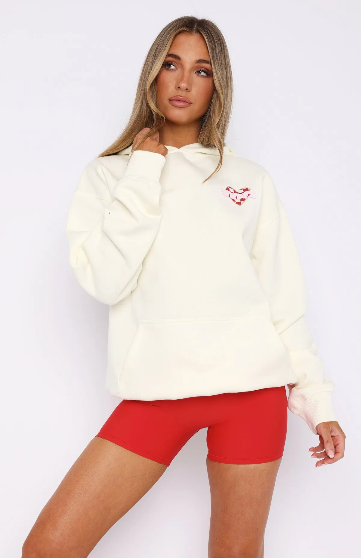 She's Too Nice Oversized Hoodie Off White sold by White Fox Boutique product image thumbnail 2