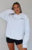 Self Love Always Oversized Hoodie Grey Marle sold by White Fox Boutique