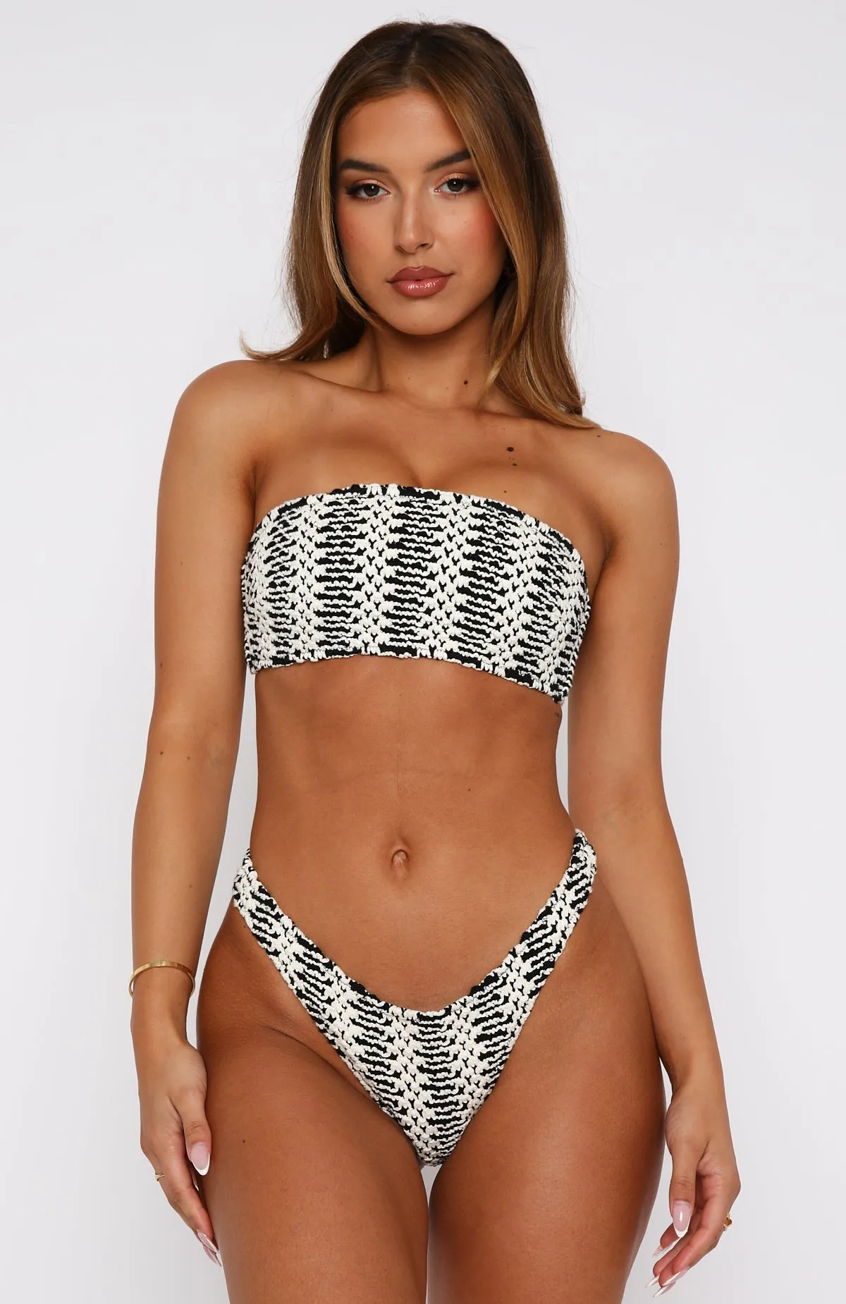 In The Sea Bikini Top Monochrome sold by White Fox Boutique product image thumbnail 4