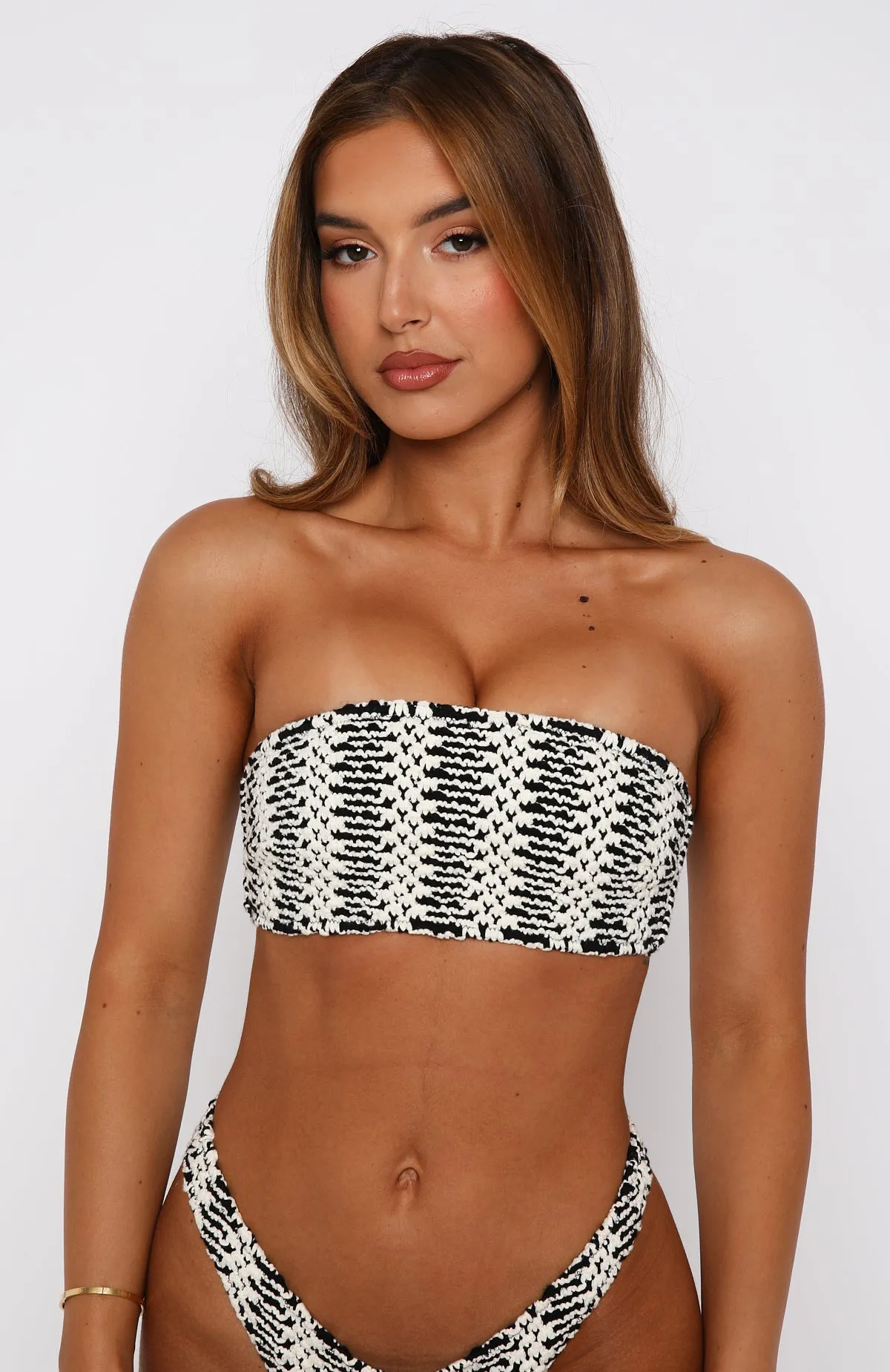 In The Sea Bikini Top Monochrome sold by White Fox Boutique product image thumbnail 2