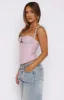 Out On The Town Embellished Bustier Pink sold by White Fox Boutique